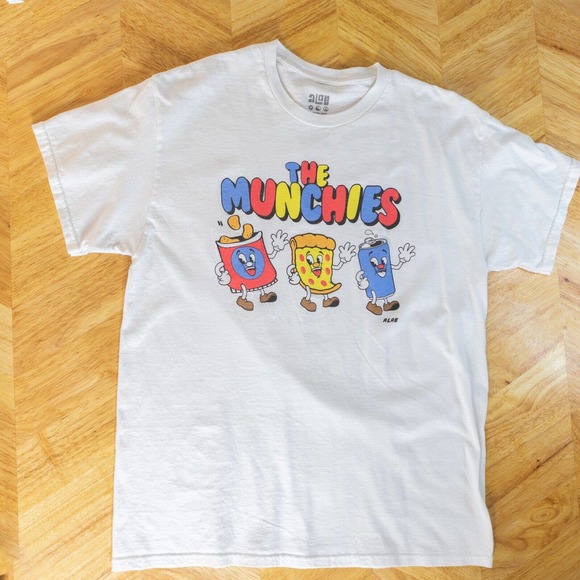 A Lab Mens Graphic Shirt Large Munchies Humor Funny - Picture 2 of 13